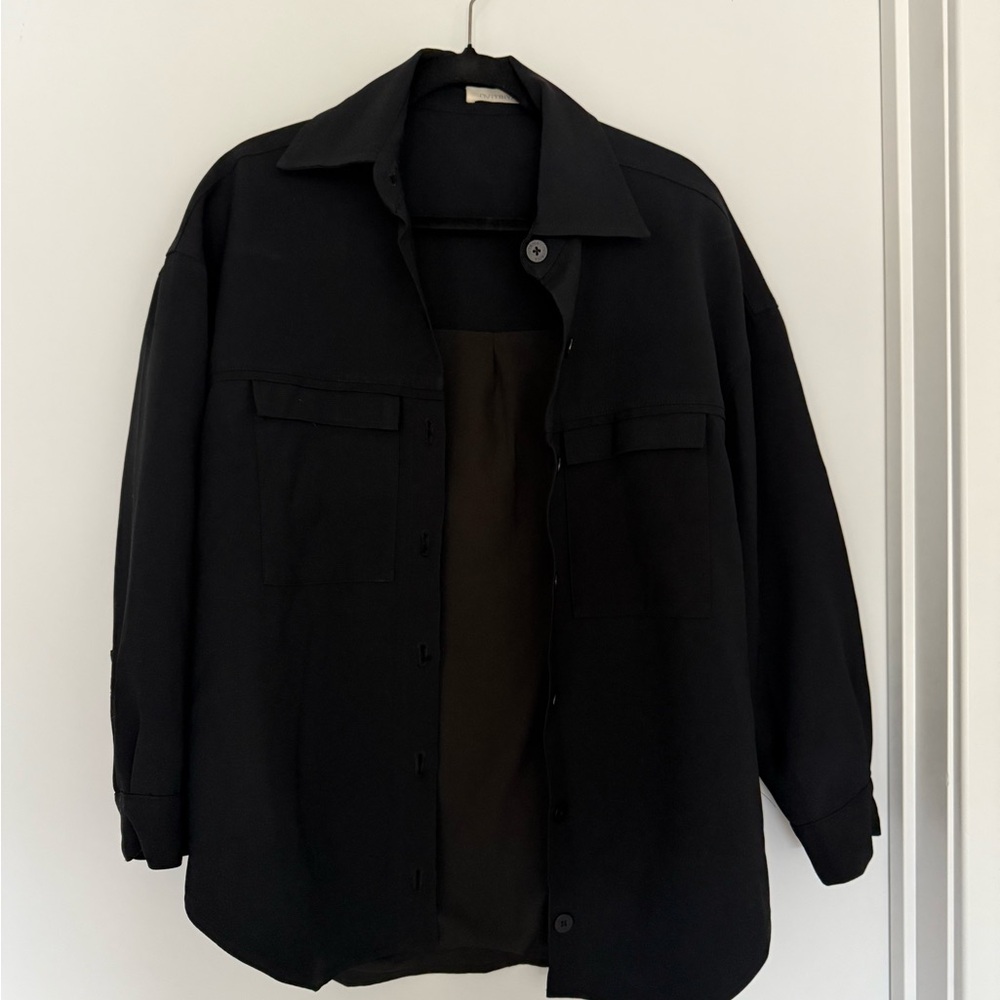 Black Button-Up Shirt